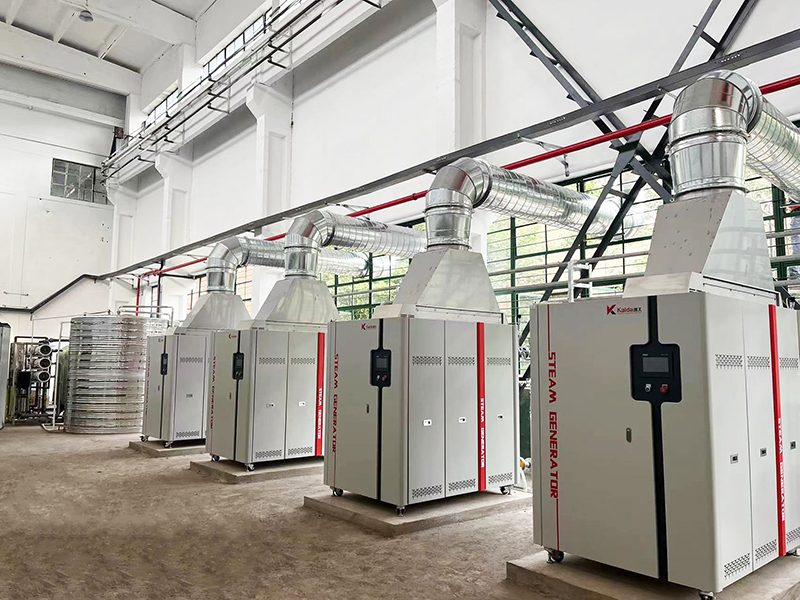 湖南某电力集团采购4台1.3吨凯大蒸汽发生器进行低温余热技术创新研究