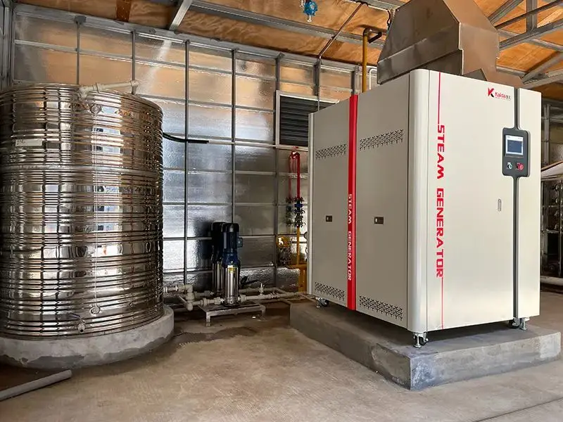 凯大蒸汽发生器赋能新材料企业实现节能25%+提产12%