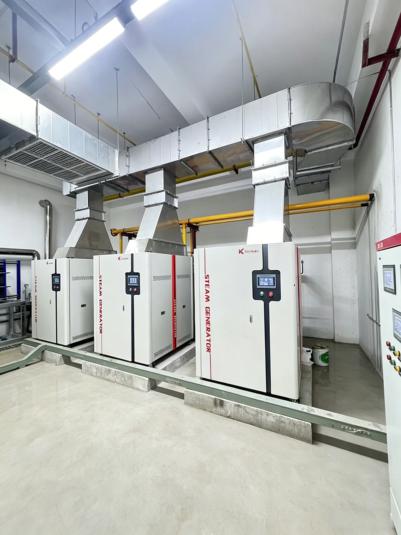 上市医疗企业采购3台1吨凯大蒸汽发生器配套器械杀菌